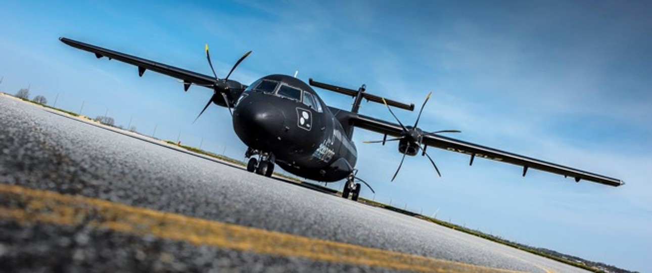 ATR 72 von Alsie Express: Wegen extremen Nebels konnte die Maschine mit dem BVB an Bord nicht in Erfurt landen.