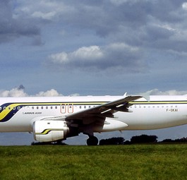 Airbus A320 von Sudan Airways: Miserable Auslastung.