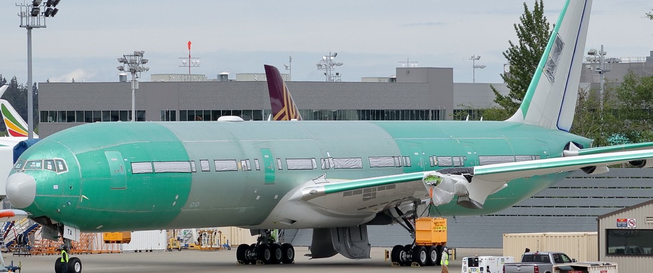 Foto der Boeing 777X aus dem Mai 2020: Ist eine Modernisierung der D-ABTA möglich und sinnvoll?