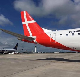 Embraer E195 von Great Dane Airlines: Alle Flüge gestoppt.