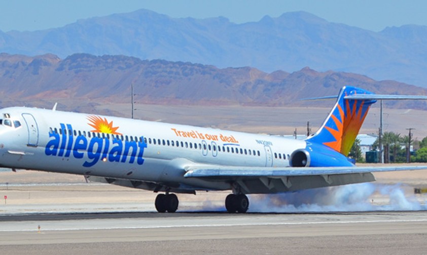 Jet von Allegiant Air (hier im Bild im Jahr 2014): Die Fluglinie steht nicht zum ersten Mal in der Kritik.