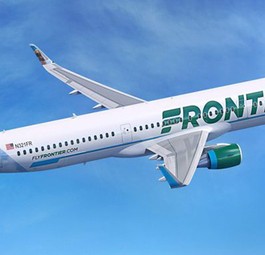 A321 von Frontier Airlines: Bald ziemlich voll.
