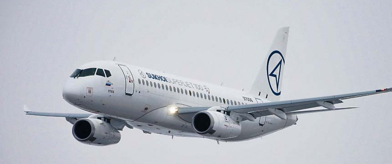 Superjet: Russlands Regionalflieger verkauft sich aktuell schlecht.