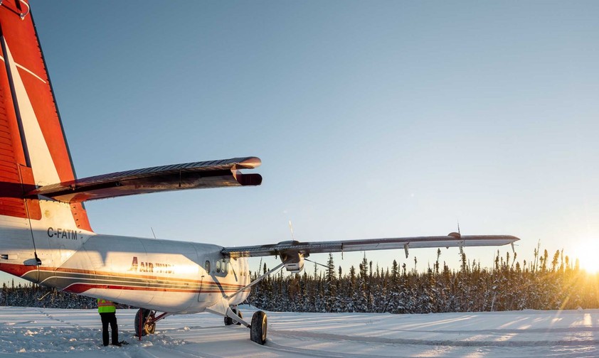 De Havilland Canada DHC-6-300 von Air Tindi: In der Tundra bruchgelandet.