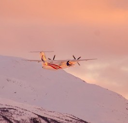 Bombardier Dash 8 von Fly Viking: Bald regelmäßig unterwegs.