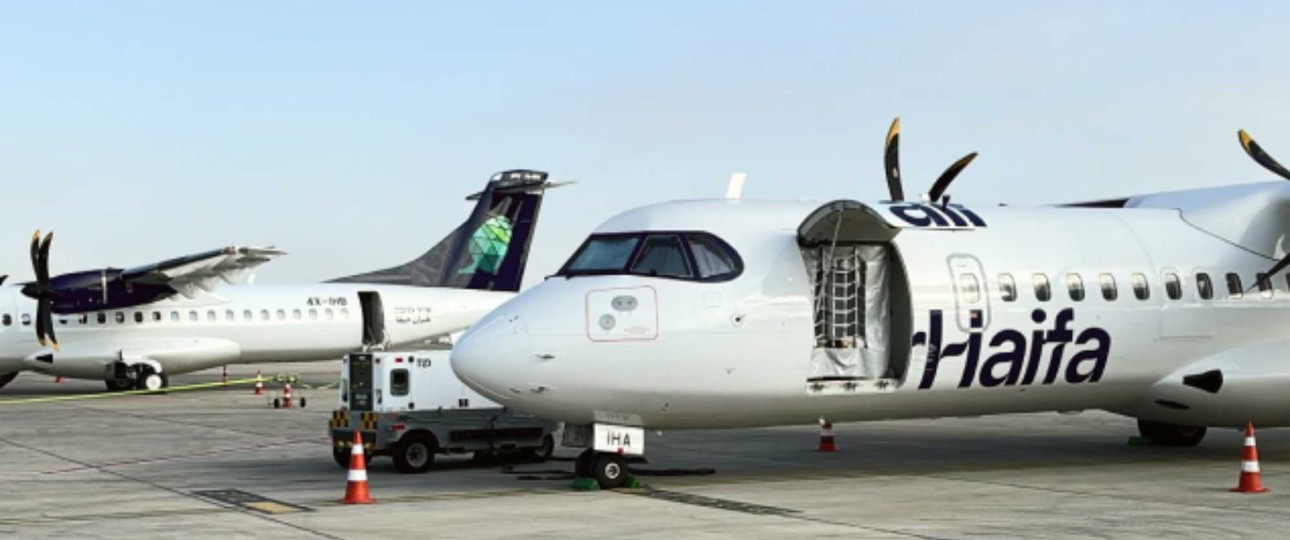 Flotte von Air Haifa: Beide ATR 72-600 sind da.