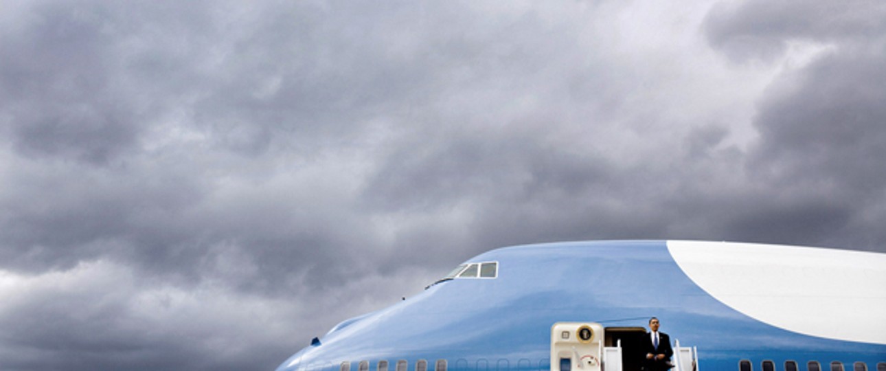 Ein Symbol der Macht: Mit den beiden VC-25 von Boeing fliegt der amerikanische Präsident durch die Welt.