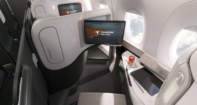 Der Vantage-Nova-Sitz von Thompson Aero Seating: Wird auch bei Thai AIrways eingesetztw erden.