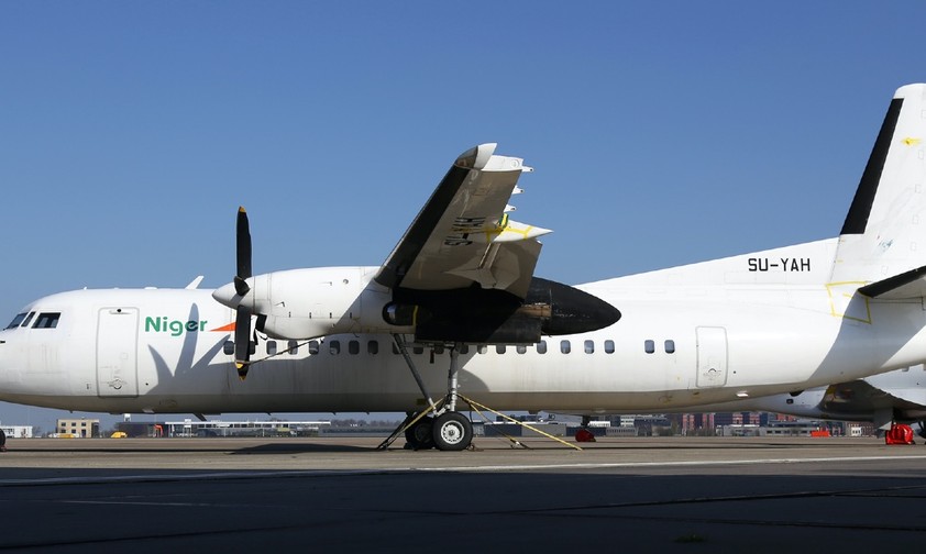 Palestinian Airlines: Both aircraft are up for sale.