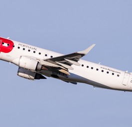 Embraer E190 von Tap: Nicht groß, nicht die neueste Generation.