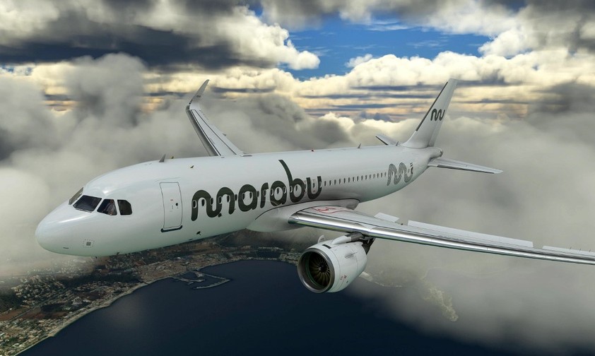 Ein Airbus A320 Neo von Marabu: Mitte Juni fielen drei Flugzeuge der vier eigenen A320 Neo aus.