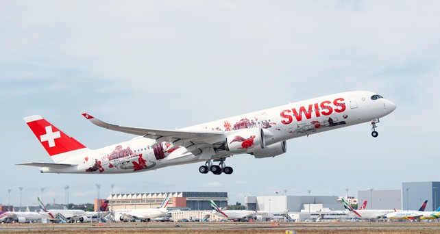 swiss airbus a350 900