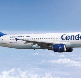 A320-200 von Condor: Dieser Flieger musste notlanden.
