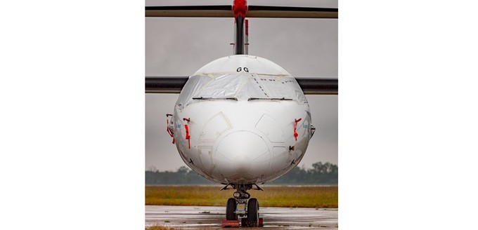 Austrian Airlines hat bisher vier Dash 8 in Bratislava abgestellt. 13 weitere Exempläre sollen folgen.