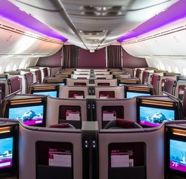 Q-Suite für Boeing 787-9: Insgesamt 30 Mini-Suiten.