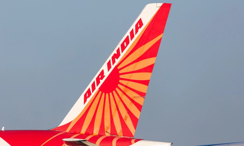 Air India: Flugzeug vergessen.