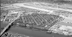 Luftaufnahme der Fake-Stadt auf dem Boeing Werk 2: Die Stadt wurde zur Tarnung gebaut.