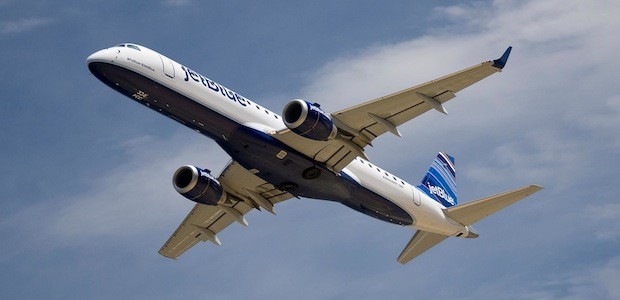 Die Embraer 190-Flotte ist Schuld für Jetblues hohe Wartungskosten