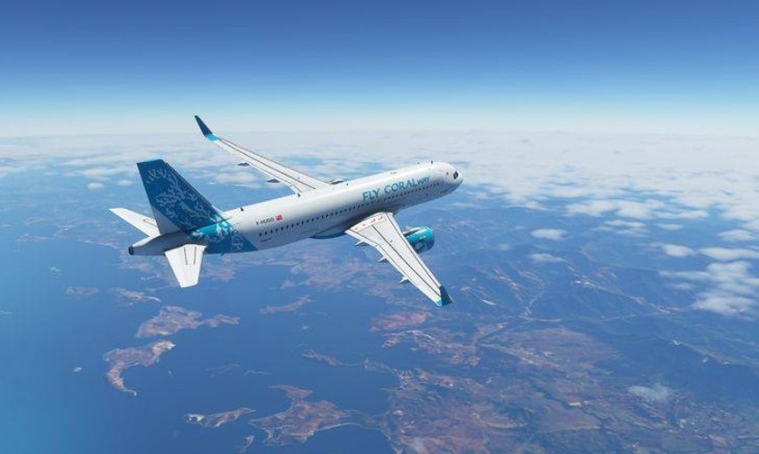 Visualisierung eines Fliegers von Fly Coralway: Die Airline ...