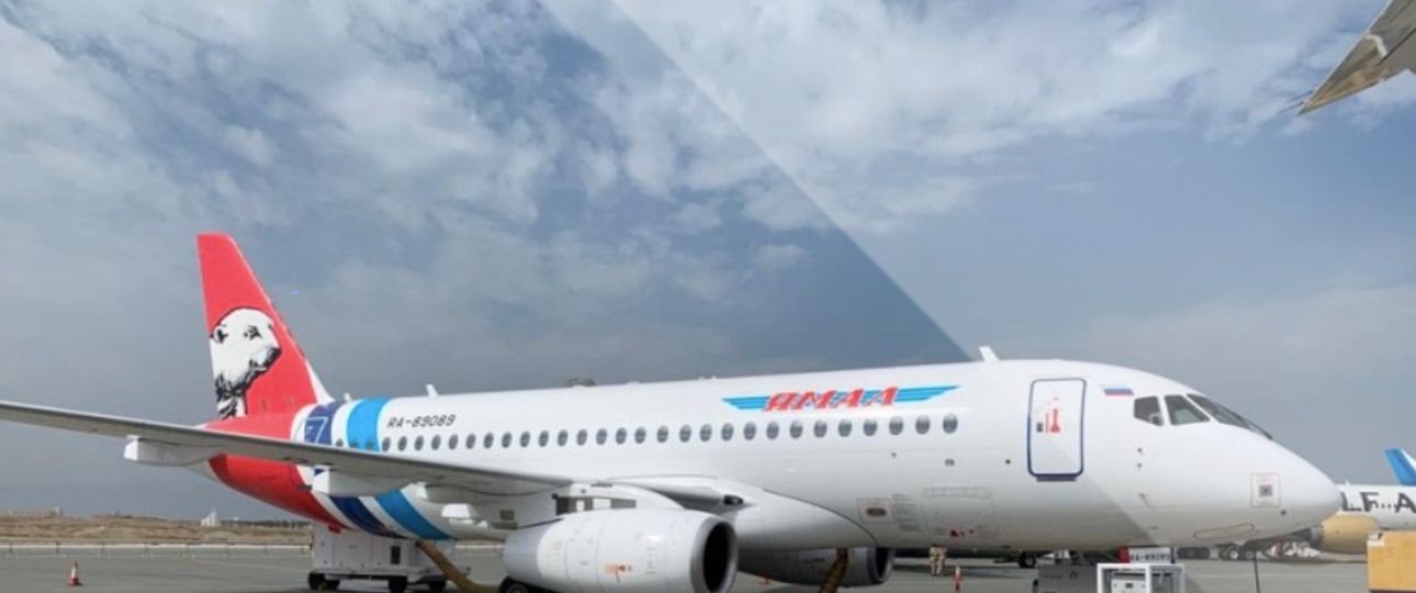 Superjet 100 der russischen Yamal auf der Bahrain Air Show: Mögliche Bestellung.