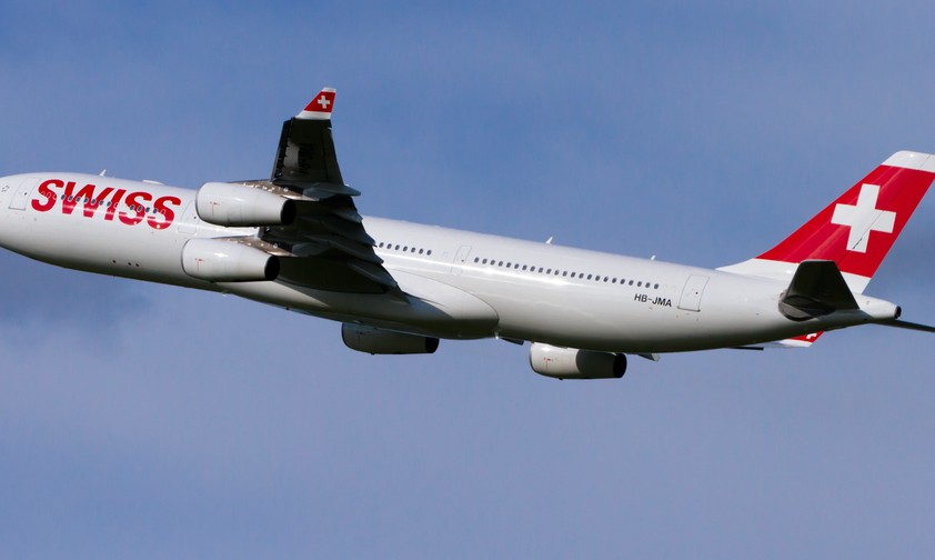 Airbus A340 von Swiss: Muss ab Johannesburg zwischenlanden.