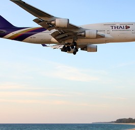 Boeing 747 von Thai Airways: Die Fluglinie nimmt Gebote entgegen.