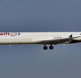 McDonnell Douglas MD83 von Swiftair: An Air Algérie ausgeliehen.