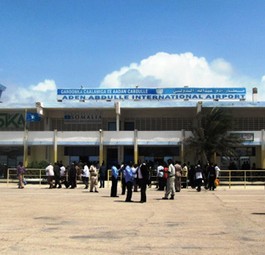 Flughafen Mogadischu: Streng bewacht.