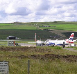 Kirwall Airport: Bald auch bei schlechtem Wetter erreichbar.
