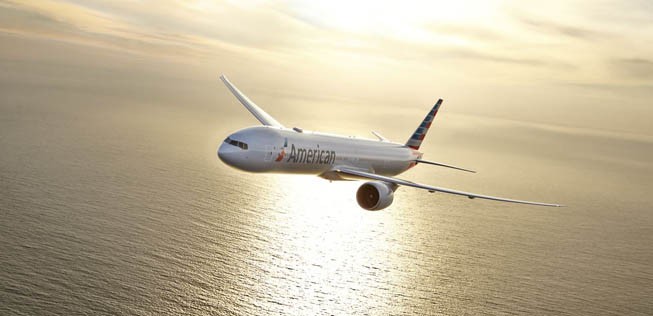 Flieger von American Airlines: Bald nicht mehr ins Israel zu sehen.