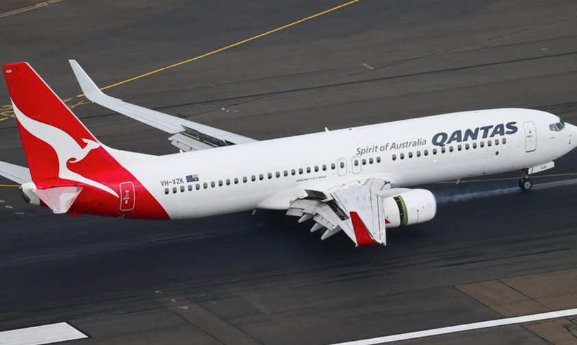 Boeing 737-800 von Qantas: Das Flugzeug mit der Kennung VH-XZK ist mit einem falschen Abfluggewicht gestartet. 