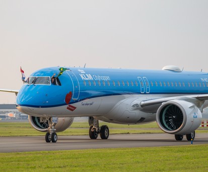 Embraer E195-E2: KLM ist die größte Betreiberin der brasilianischen Regionaljets in Europa.