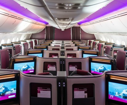 Q-Suite für Boeing 787-9: Insgesamt 30 Mini-Suiten.