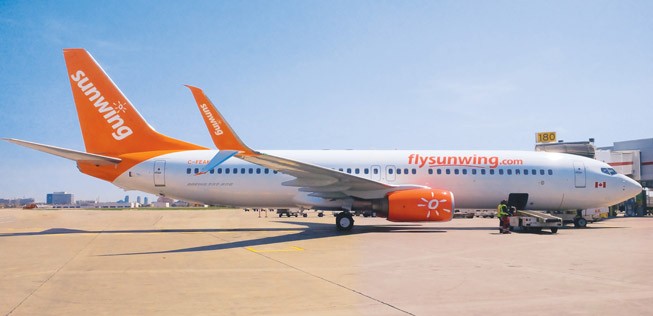 Boeing 737-800 von Sunwing Airlines: Der Pilot hätte den Jet nach Cancun steuern sollen.