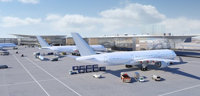 Der Flughafen Helsinki wird bis 2020 erweitert.