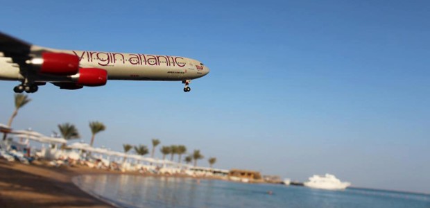 Flieger von Virgin Atlantic (Werbeaufnahme): Amerikanische Begehrlichkeiten.