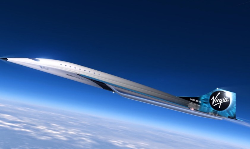 Modell von Virgin Galactic: Mach 3 als Ziel.