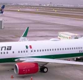 Boeing 737 von Mexicana: Die Airline ist mit dem Code einer anderen Fluglinie unterwegs.