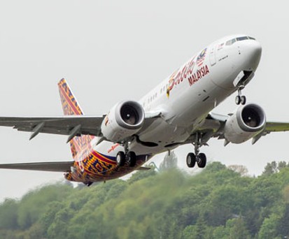 Boeing 737 Max 8 von Malindo Air: Die Fluglinie hat als erste Airline der Welt eine.