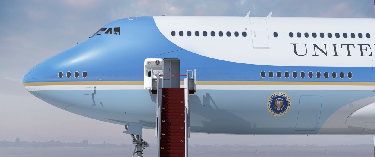 Visualisierung der neuen Air Force One: Immer mehr Probleme mit dem Programm.