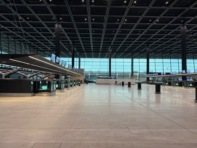 Der Bereich der Check-in-Schalter.