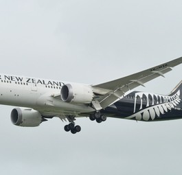 Boeing 787-9 von Air New Zealand: Die Airline setzt diesen Flugzeugtyp auf der Route San Francisco - Auckland ein. 