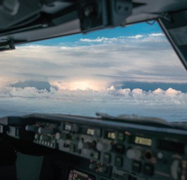 Blick aus dem Cockpit: Crews können direktere Wege finden und effizienter arbeiten.