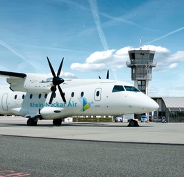 Dornier 328 von Rhein-Neckar Air: Die Airline befördert pro Jahre rund 25.000 Fluggäste