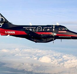 Jetstream 31 mit Kennzeichen G-BWWW: Ohne Zutun der Piloten unterwegs.