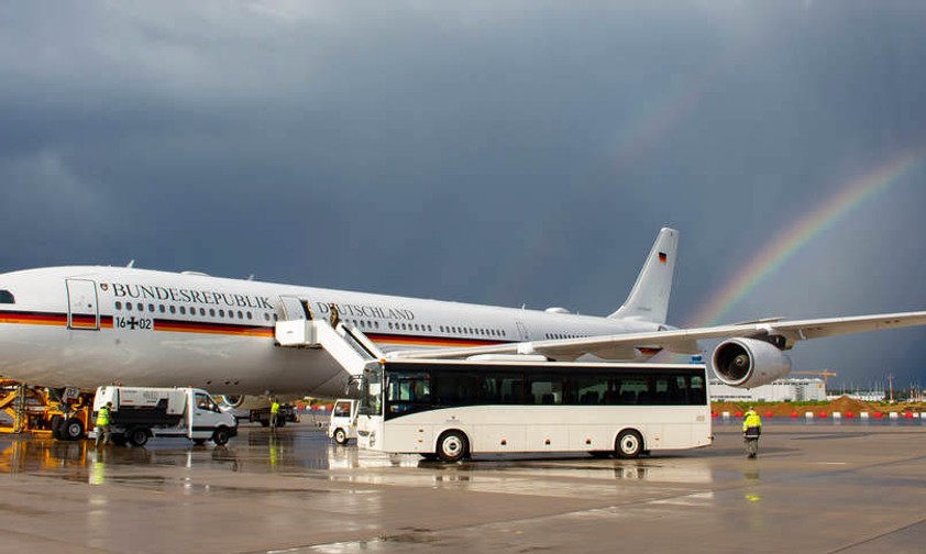 Airbus A340 der Flugbereitschaft: Die «Theodor Heuss» und «Konrad Adenauer» werden 2022 ausgeflottet.