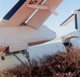 Die verunfallte Dash 8-400: Das Flugzeug ...