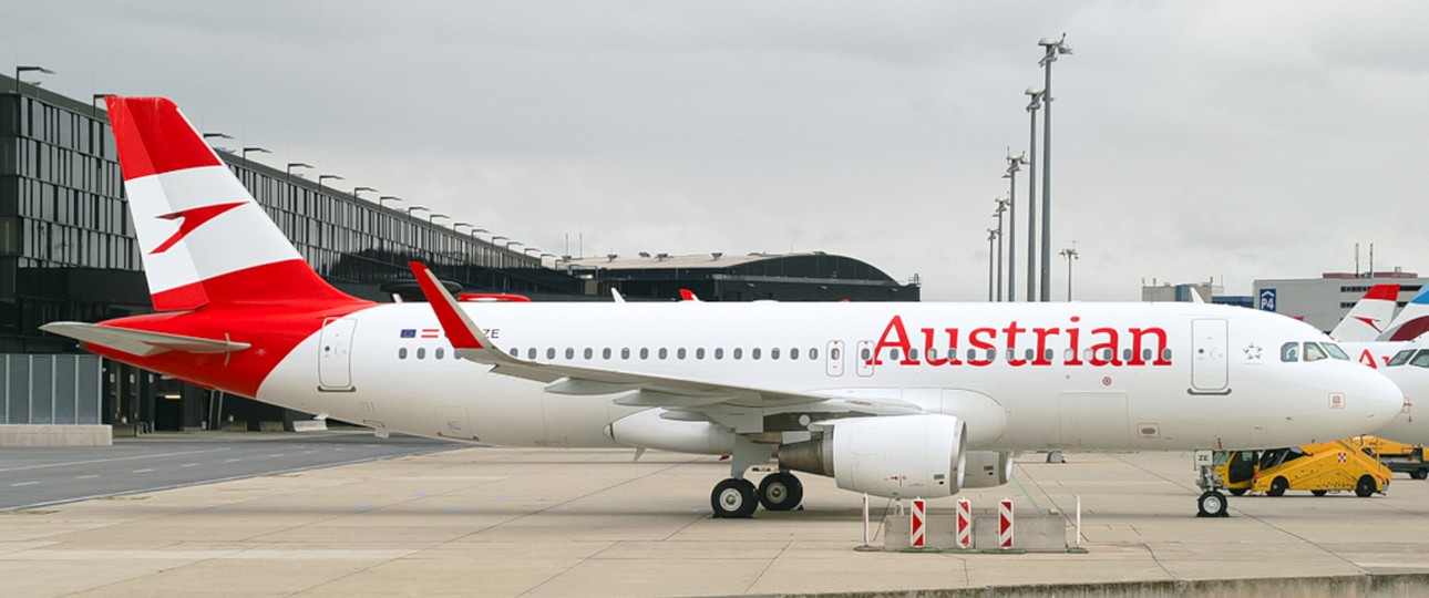 Airbus A320 von AUA: Durfte nicht nach Moskau starten.