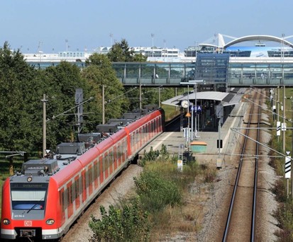 S-Bahn-Station Besucherpark: Der Flughafen München ist drei Wochen ohne Bahn-Anschluss.