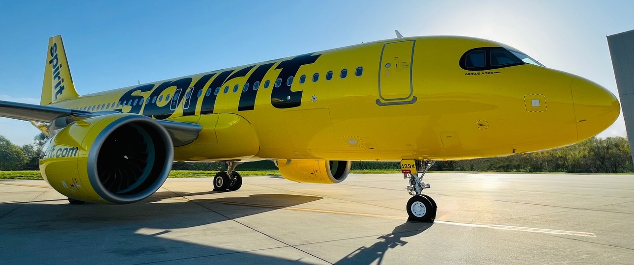 Airbus A320 Neo von Spirit Airlines: Der Flugbetrieb soll weitergehen.